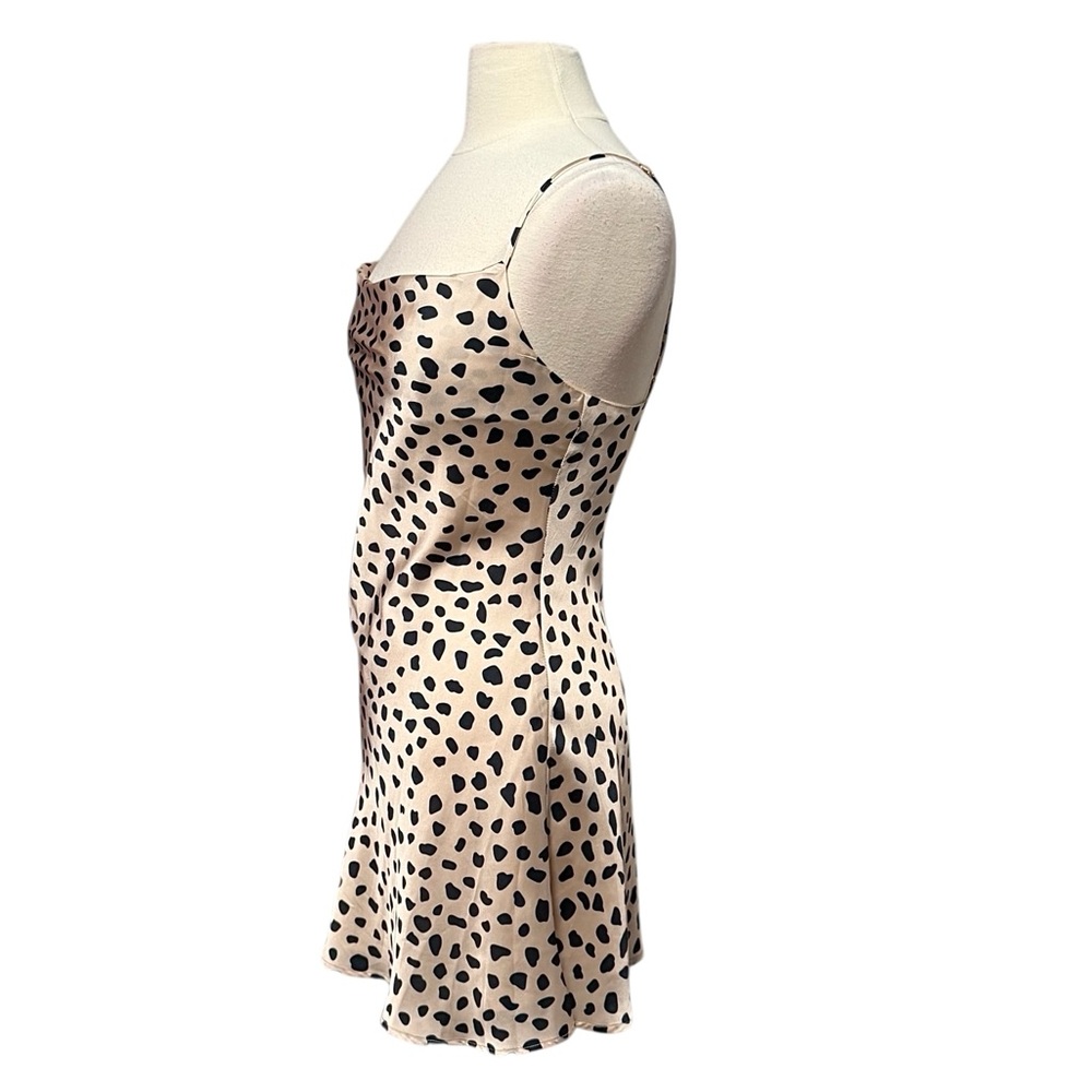 Lovers + Friends Claire Satin Sleeveless Mini Dress Size Small NWOT - Picture 3 of 11